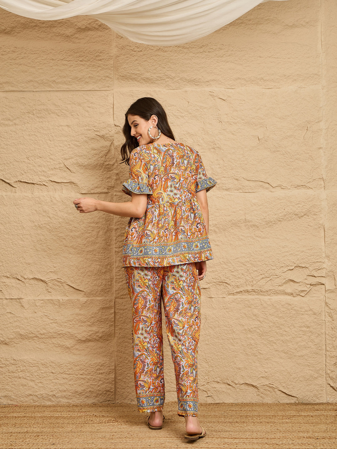 Printed Cotton Co-ord Set