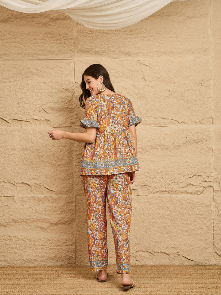 Printed Cotton Co-ord Set