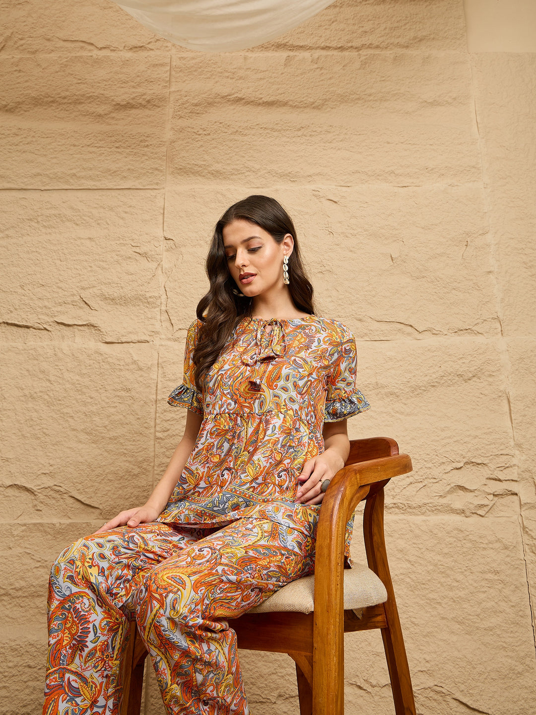 Printed Cotton Co-ord Set