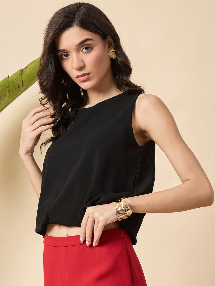 SLEEVELESS BALLOON TOP