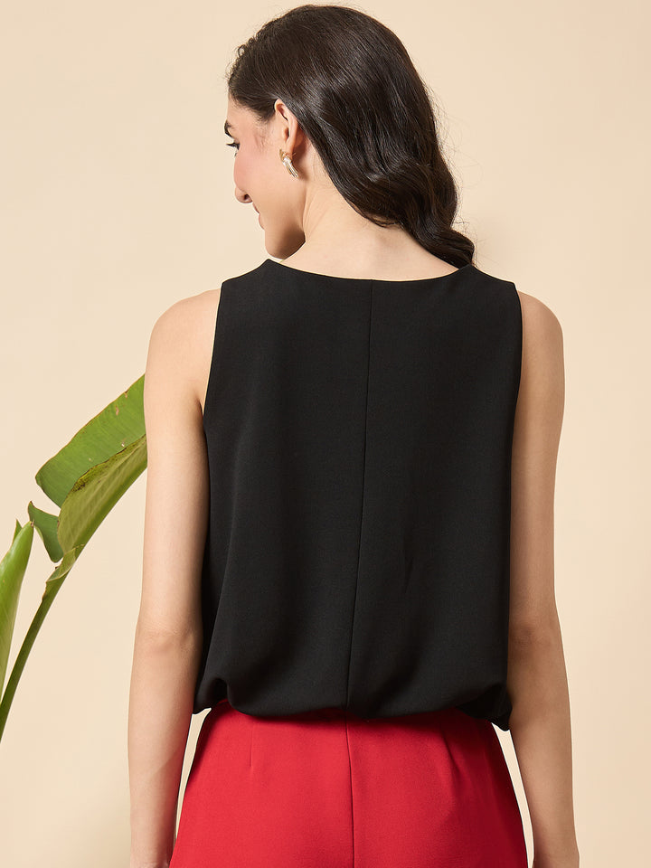 SLEEVELESS BALLOON TOP