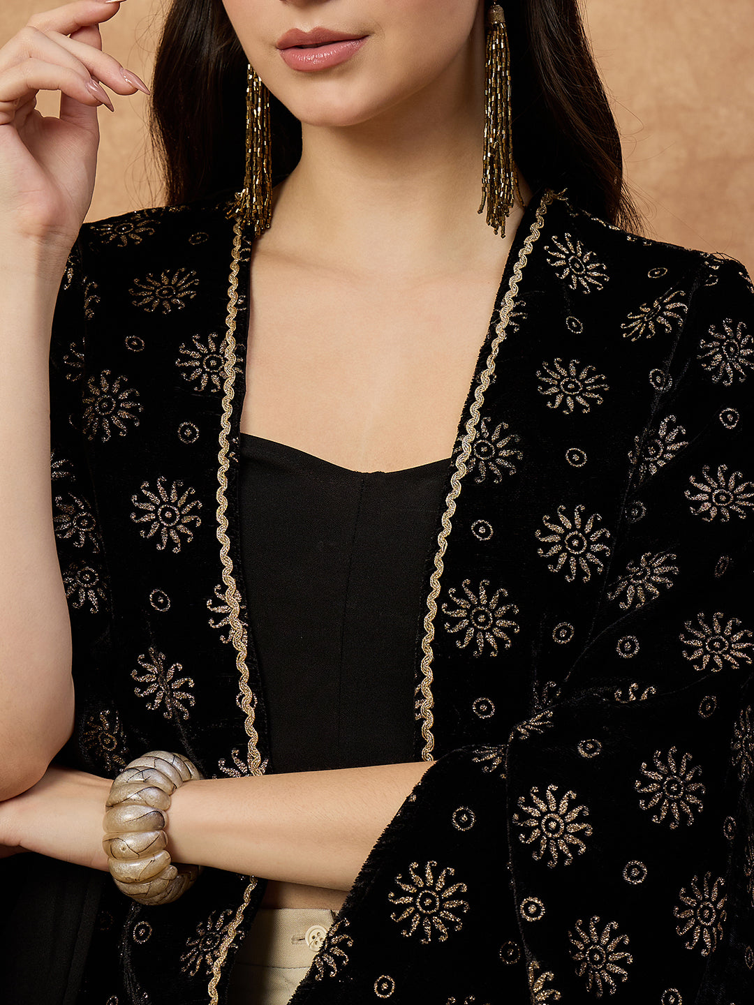 Women’s Wine Velvet  Cape