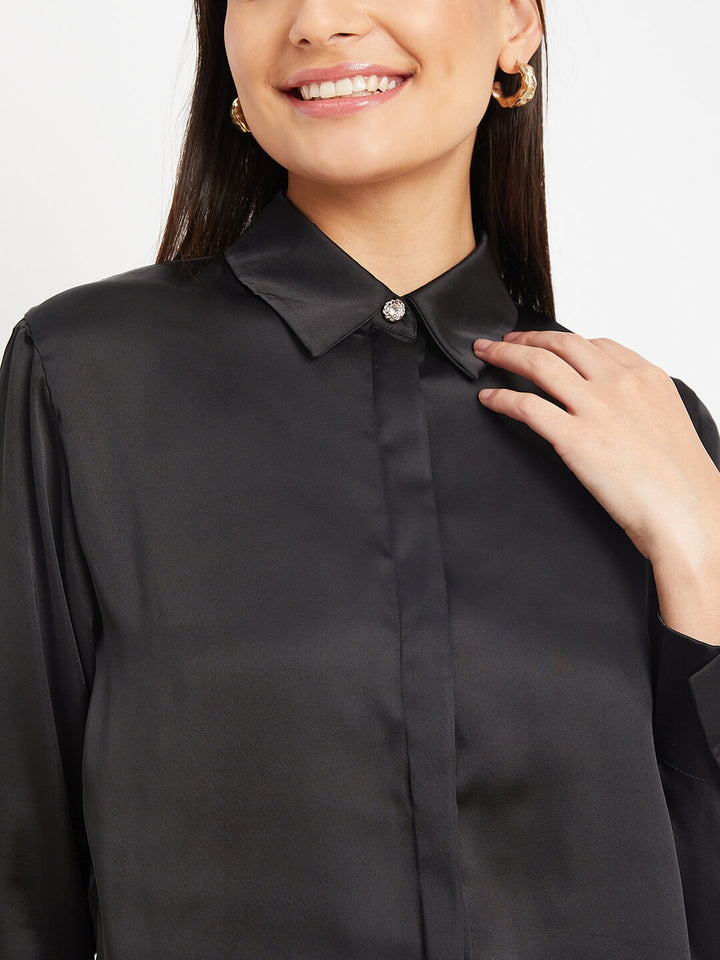 Stylish Satin Shirt