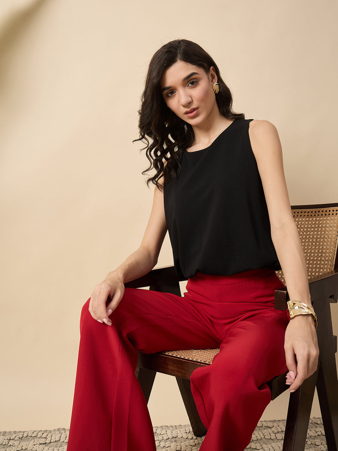 SLEEVELESS BALLOON TOP