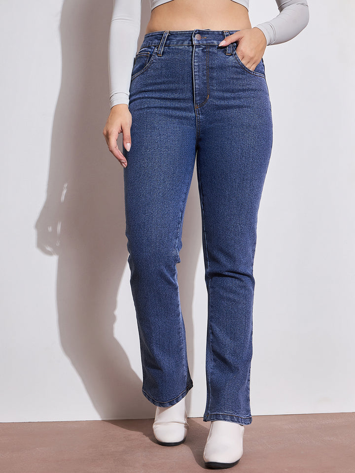 Slim Bootcut High-Rise Jeans