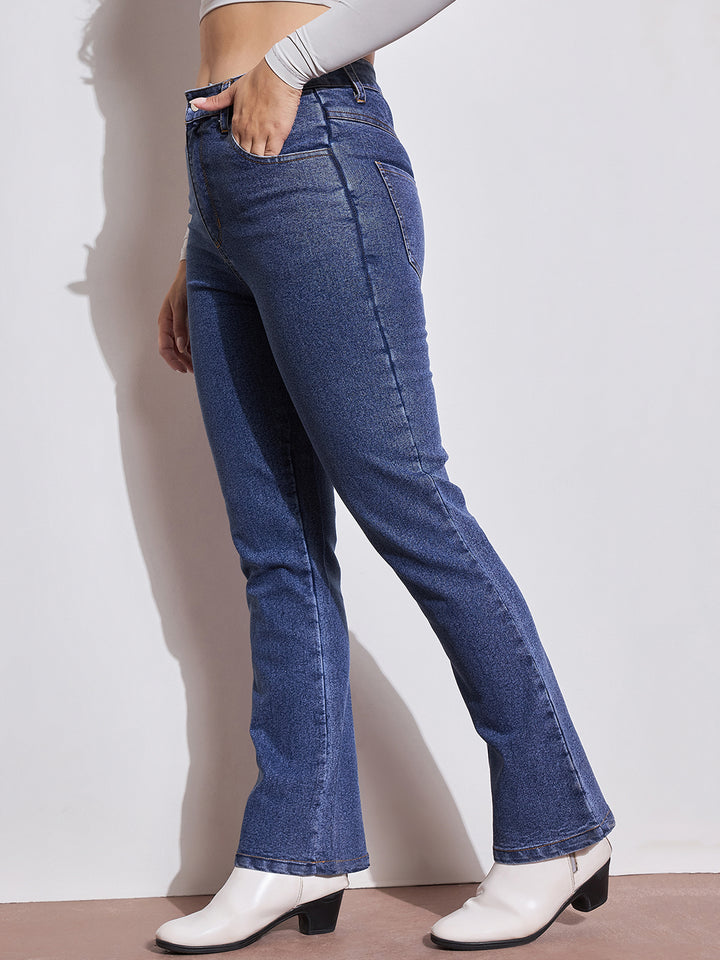 Slim Bootcut High-Rise Jeans