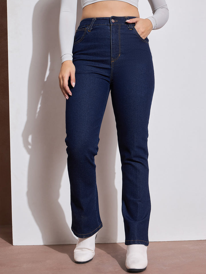 Slim Bootcut High-Rise Jeans