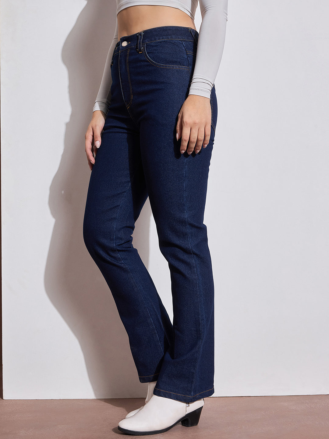 Slim Bootcut High-Rise Jeans