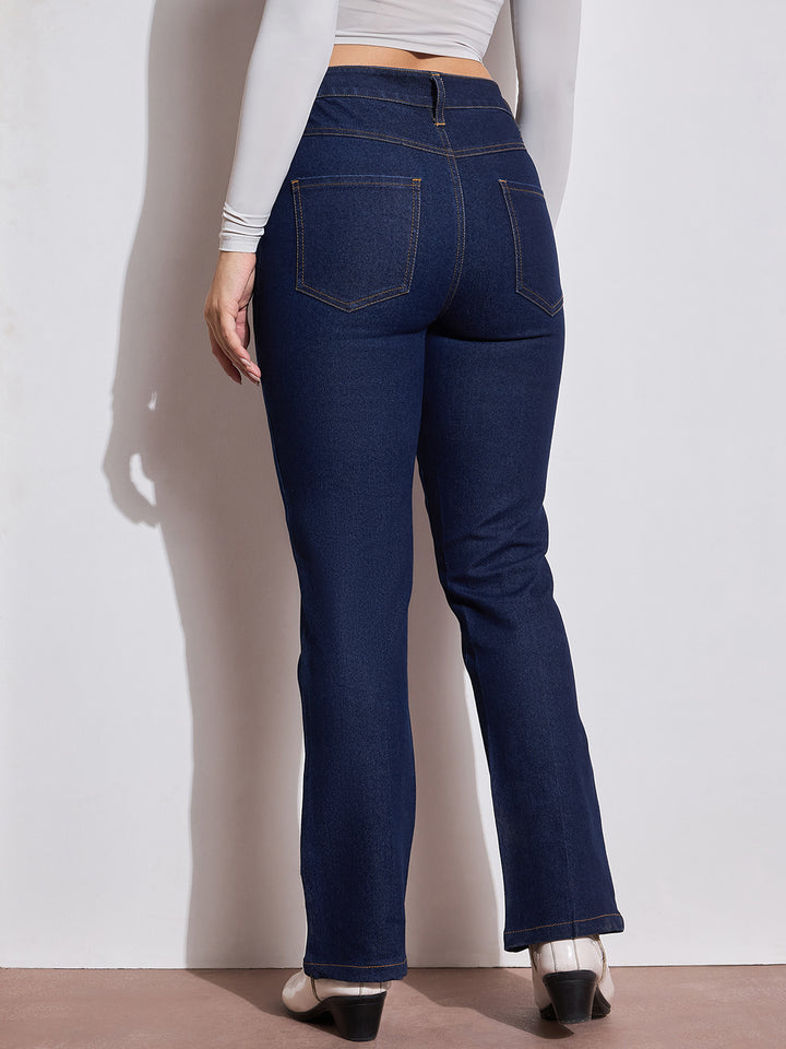 Slim Bootcut High-Rise Jeans